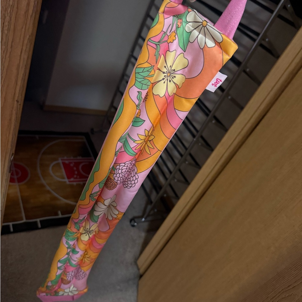 Toots Boutique Floral Bath & Body Tool - Pink and Yellow